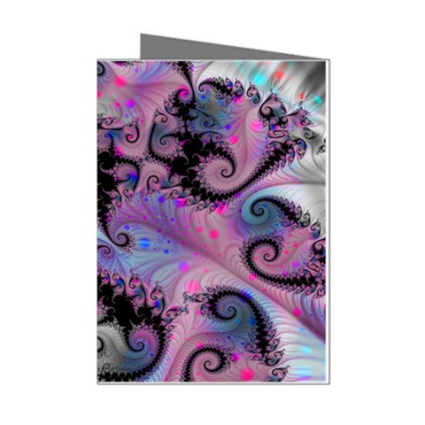 Fractal229 Mini Greeting Cards (Pkg of 8) from Custom Dropshipper Left