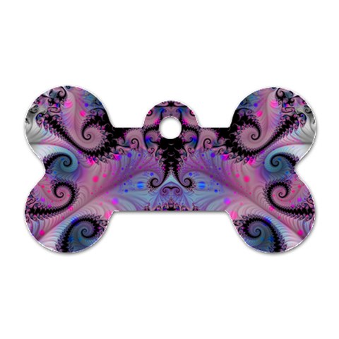 Fractal229 Dog Tag Bone (One Side) from Custom Dropshipper Front