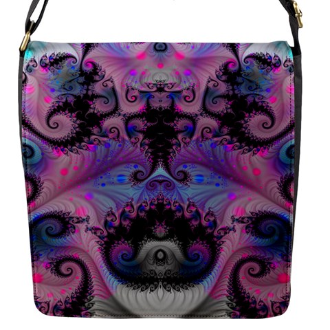 Fractal229 Flap closure messenger bag (Small) from Custom Dropshipper Front