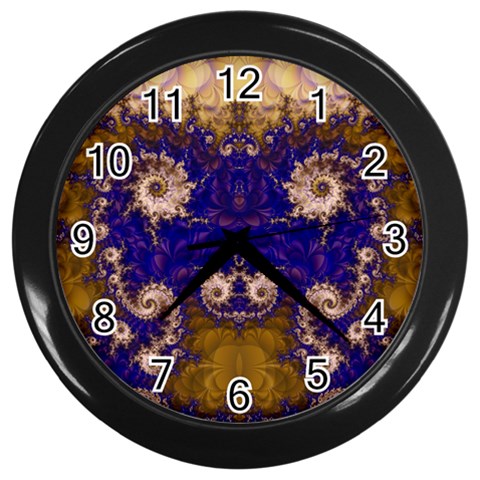 Fractal237 Wall Clock (Black) from Custom Dropshipper Front