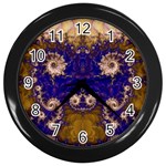 Fractal237 Wall Clock (Black)