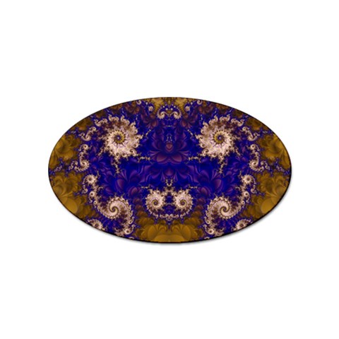 Fractal237 Sticker Oval (100 pack) from Custom Dropshipper Front