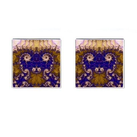 Fractal237 Cufflinks (Square) from Custom Dropshipper Front(Pair)