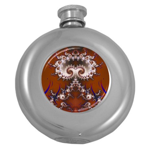 Fractal238 Hip Flask (5 oz) from Custom Dropshipper Front