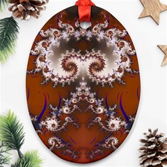 Fractal238 Oval Ornament (Two Sides) from Custom Dropshipper Back