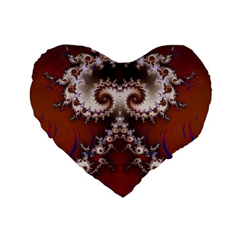 Fractal238 16  Premium Heart Shape Cushion  from Custom Dropshipper Front