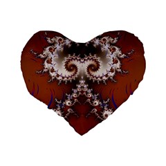 Fractal238 16  Premium Heart Shape Cushion  from Custom Dropshipper Back