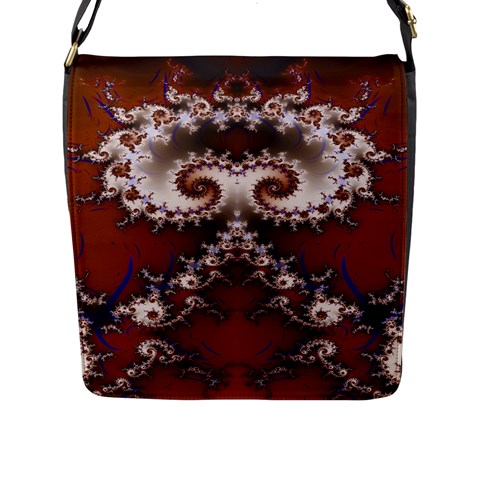 Fractal238 Flap Closure Messenger Bag (Large) from Custom Dropshipper Front