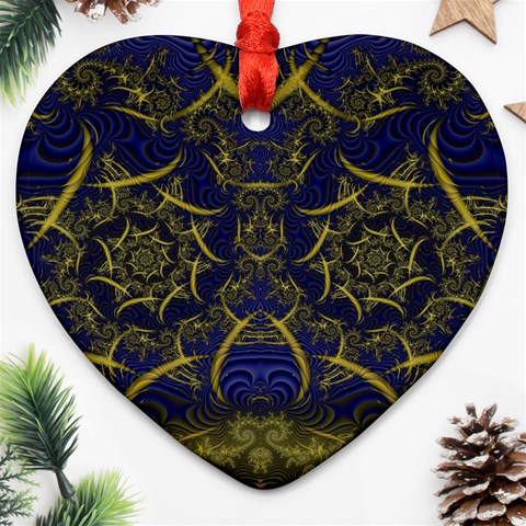 Fractal239 Heart Ornament (Two Sides) from Custom Dropshipper Front