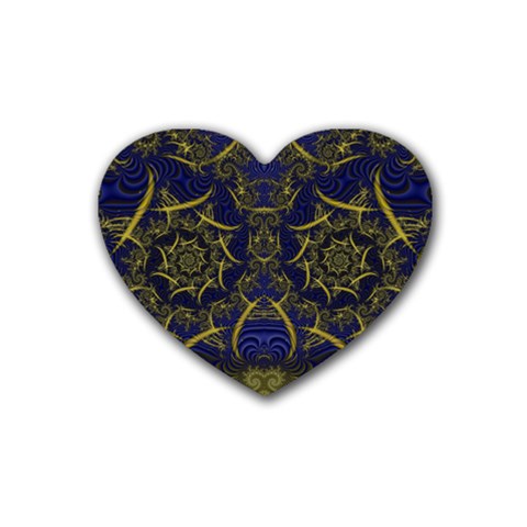 Fractal239 Heart Coaster (4 pack) from Custom Dropshipper Front