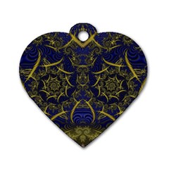 Fractal239 Dog Tag Heart (Two Sides) from Custom Dropshipper Front