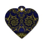 Fractal239 Dog Tag Heart (Two Sides)