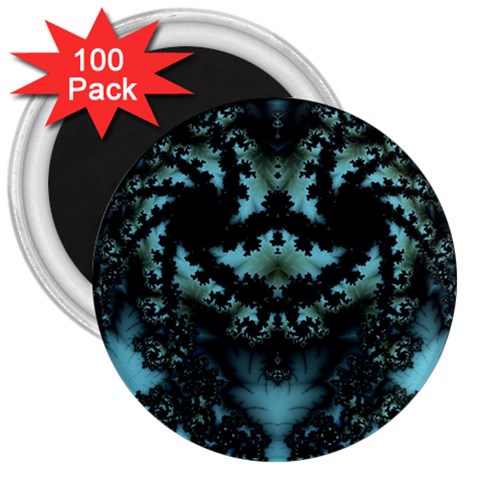Fractal240 3  Magnet (100 pack) from Custom Dropshipper Front