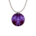 Fractal241 1  Button Necklace