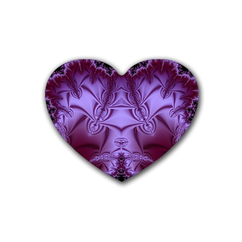Fractal241 Heart Coaster (4 pack) from Custom Dropshipper Front