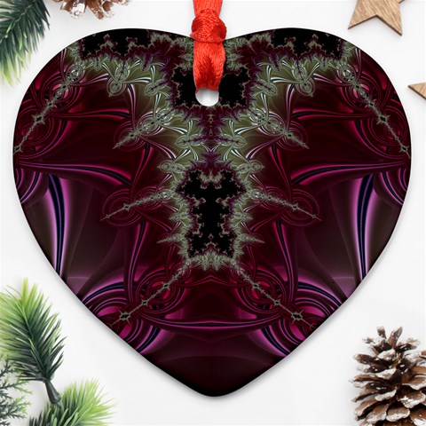 Fractal242 Ornament (Heart) from Custom Dropshipper Front