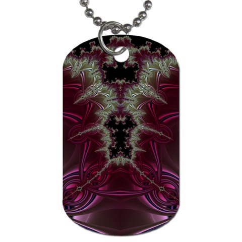 Fractal242 Dog Tag (One Side) from Custom Dropshipper Front
