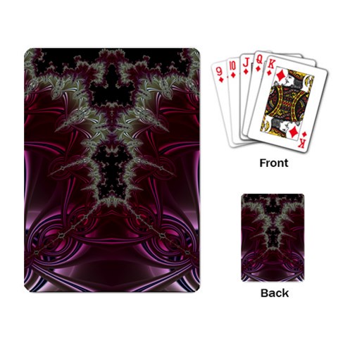 Fractal242 Playing Cards Single Design from Custom Dropshipper Back