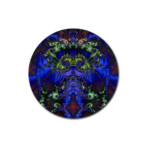 Fractal244 Rubber Coaster (Round) from Custom Dropshipper Front