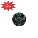 Fractal245 1  Mini Button (10 pack) 