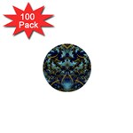 Fractal245 1  Mini Button (100 pack) 