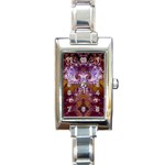 Fractal246 Rectangular Italian Charm Watch