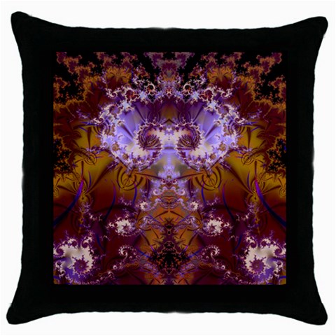 Fractal246 Throw Pillow Case (Black) from Custom Dropshipper Front