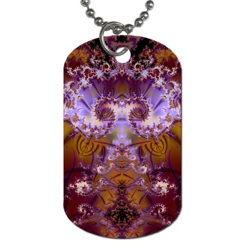 Fractal246 Dog Tag (One Side) from Custom Dropshipper Front