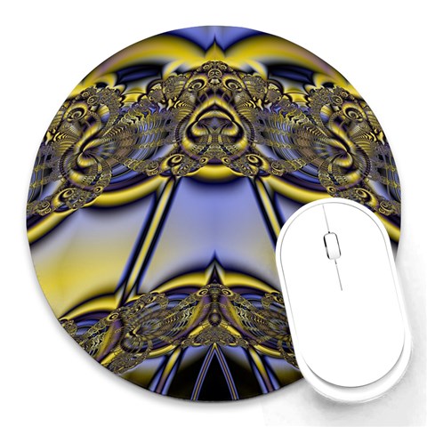 Fractal247 Round Mousepad from Custom Dropshipper Front