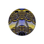 Fractal247 Rubber Round Coaster (4 pack)