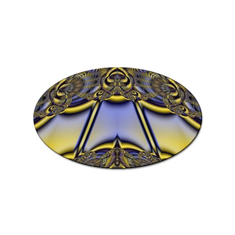 Fractal247 Sticker (Oval) from Custom Dropshipper Front