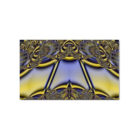 Fractal247 Sticker Rectangular (100 pack) from Custom Dropshipper Front