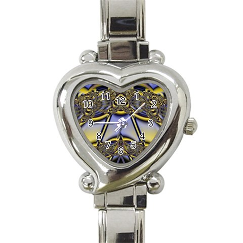Fractal247 Heart Italian Charm Watch from Custom Dropshipper Front