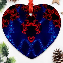 Fractal248 Heart Ornament (Two Sides) from Custom Dropshipper Back