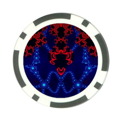 Fractal248 Poker Chip Card Guard from Custom Dropshipper Front