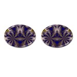 Fractal249 Cufflinks (Oval)