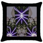 Fractal251 Throw Pillow Case (Black)