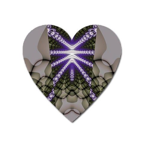 Fractal251 Magnet (Heart) from Custom Dropshipper Front