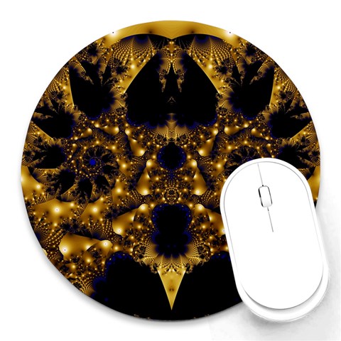 Fractal252 Round Mousepad from Custom Dropshipper Front