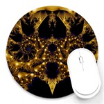 Fractal252 Round Mousepad