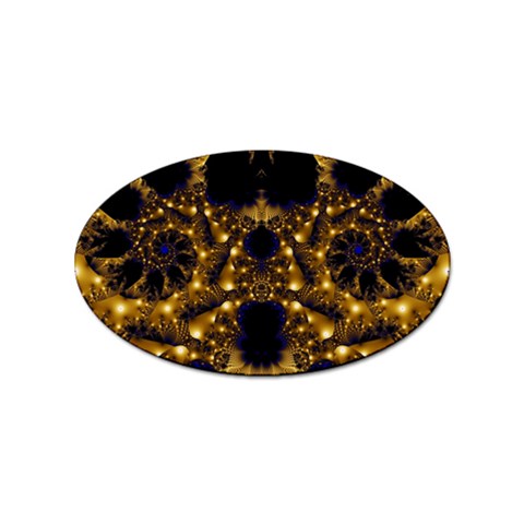 Fractal252 Sticker Oval (100 pack) from Custom Dropshipper Front