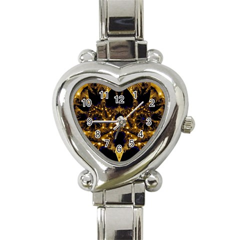 Fractal252 Heart Italian Charm Watch from Custom Dropshipper Front