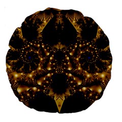 Fractal252 18  Premium Round Cushion  from Custom Dropshipper Front