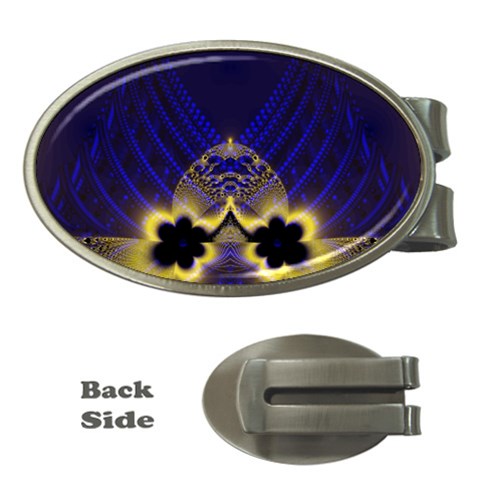 Fractal253 Money Clip (Oval) from Custom Dropshipper Front