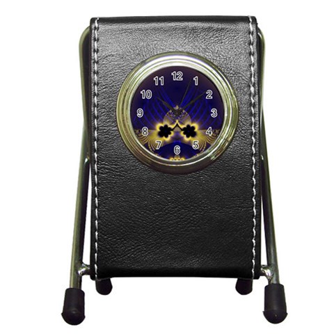 Fractal253 Pen Holder Desk Clock from Custom Dropshipper Front