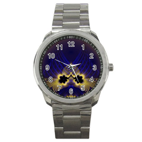 Fractal253 Sport Metal Watch from Custom Dropshipper Front