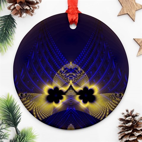 Fractal253 Round Ornament (Two Sides) from Custom Dropshipper Front
