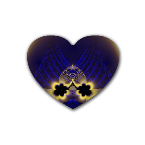 Fractal253 Heart Coaster (4 pack) from Custom Dropshipper Front