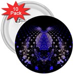 Fractal254 3  Button (10 pack)