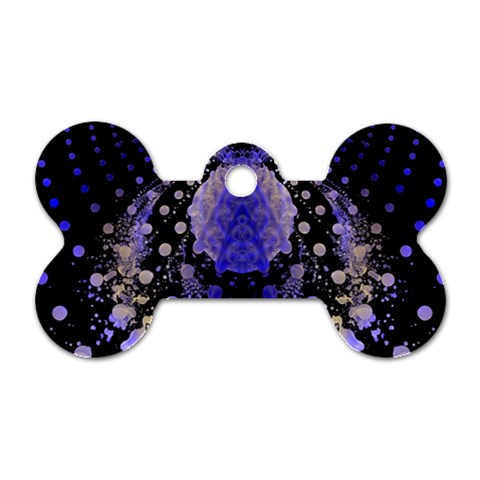 Fractal254 Dog Tag Bone (Two Sides) from Custom Dropshipper Front